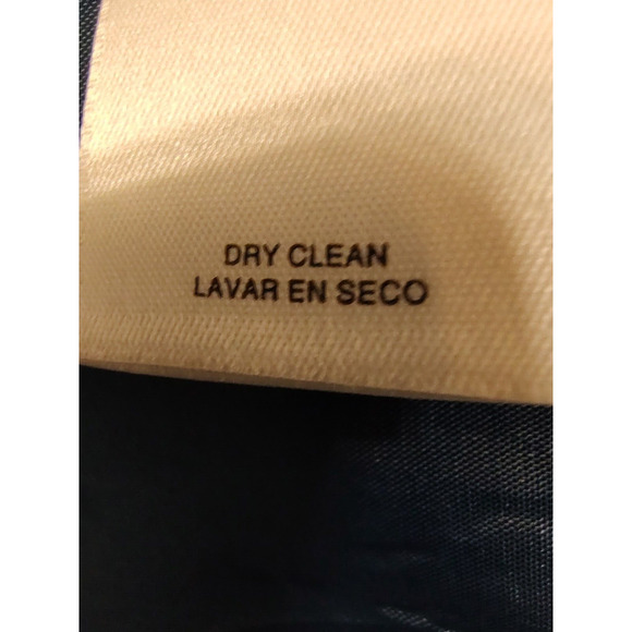 Anne Klein Women's Open woven fringed fully lined Blue tweed metallic Jacket 12 - Picture 12 of 12